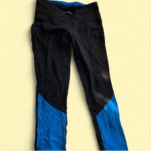 Lululemon Black and Blue Leggings